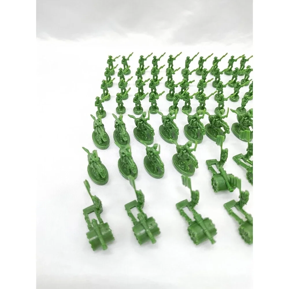 Set Of (60) 2003 Risk Green Board Game Player Pieces